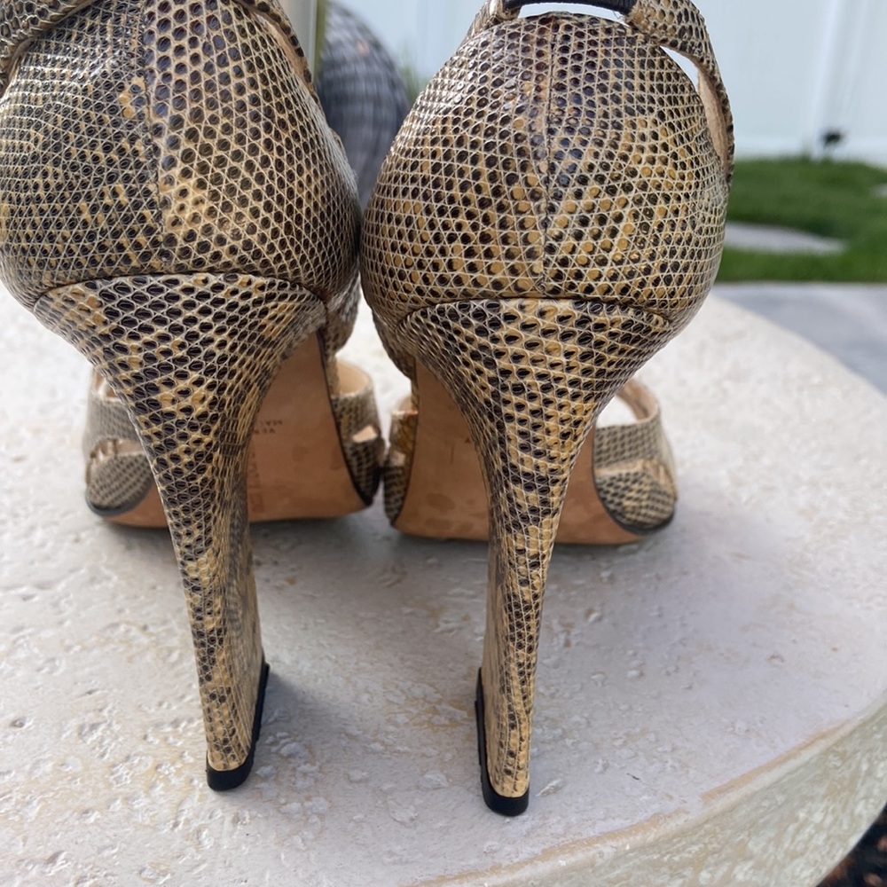 Snakeskin Pumps - Picture 3 of 10